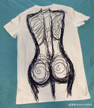 Load image into Gallery viewer, Imagination stencil T shirt Dress
